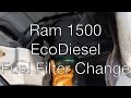 Ram 1500 EcoDiesel Fuel Filter Change