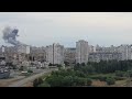 Обстріл Києва російськими крилатими ракетами/ Shelling Kiev with russian cruise missiles.