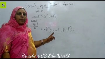 Formatted Input Output Functions in C(Malayalam)/EST 102 Programming in C - Part 17