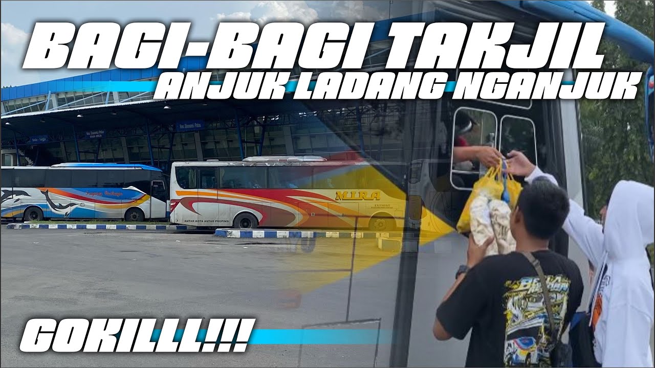 BUKAN MAIN ANTUSIAS MANIA BUS JATIMAN INI!!!SEMERIAH INI BAGI-BAGI TAKJIL ANJUK LADANG