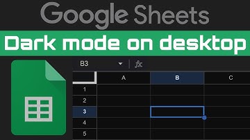 Use Google Sheets in Dark Mode on Desktop/PC web browser! Full tutorial