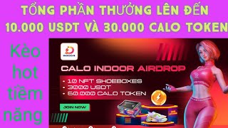 AIDROP TIỀM NĂNG TỔNG PHẦN THƯỞNG 10.000 USDT VÀ 30.000 CALO TOKEN &amp; NFT