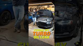 Fixing my TURBO OIL LEAK - installing a new Audi A4 PCV valve 🏎️💨