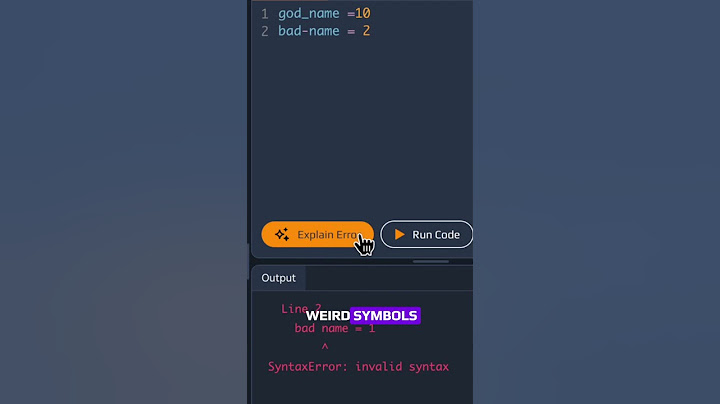 Learning Python — Name your variables the right way #coding #learntocode #pythonforbeginners