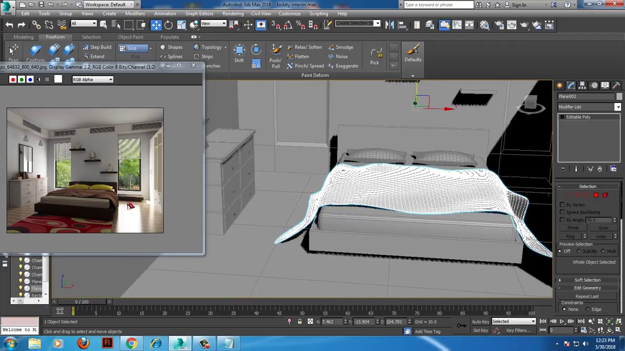 Tutorial on Modeling texturing and lighting an interior in 3dsmax using ...