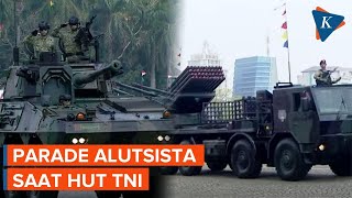 [FULL] Parade Alutsista di HUT Ke-78 TNI, Ada Tank dan Rudal
