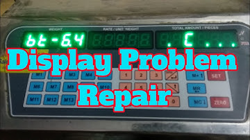 Weight Machine Display problem||Weighing Scale Display Problem Repair @rbweighingsolution