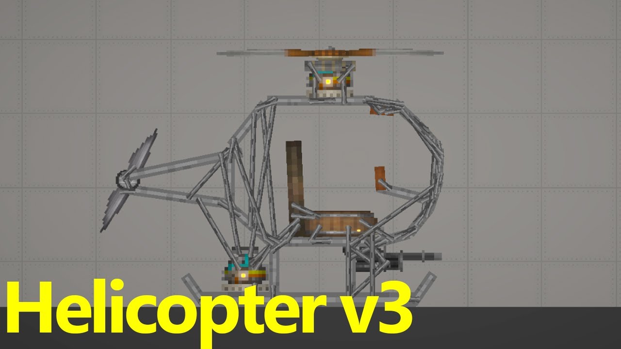 HELICOPTER V3 IN MELON PLAYGROUND 10.0 (PEOPLE PLAYGROUND ACTION