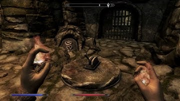 How to solve Pillar Puzzle in Bleak Falls Barrow at start - Skyrim Special Edition