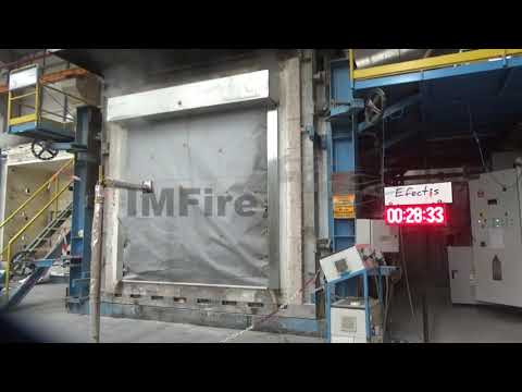 Fire Curtain Test - EI60 1200 Degrees
