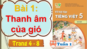 Vở bài tập Tiếng Việt lớp 5 Bài 1: THANH ÂM CỦA GIÓ, tuần 1, Kết nối tri thức | Thầy Tiểu học