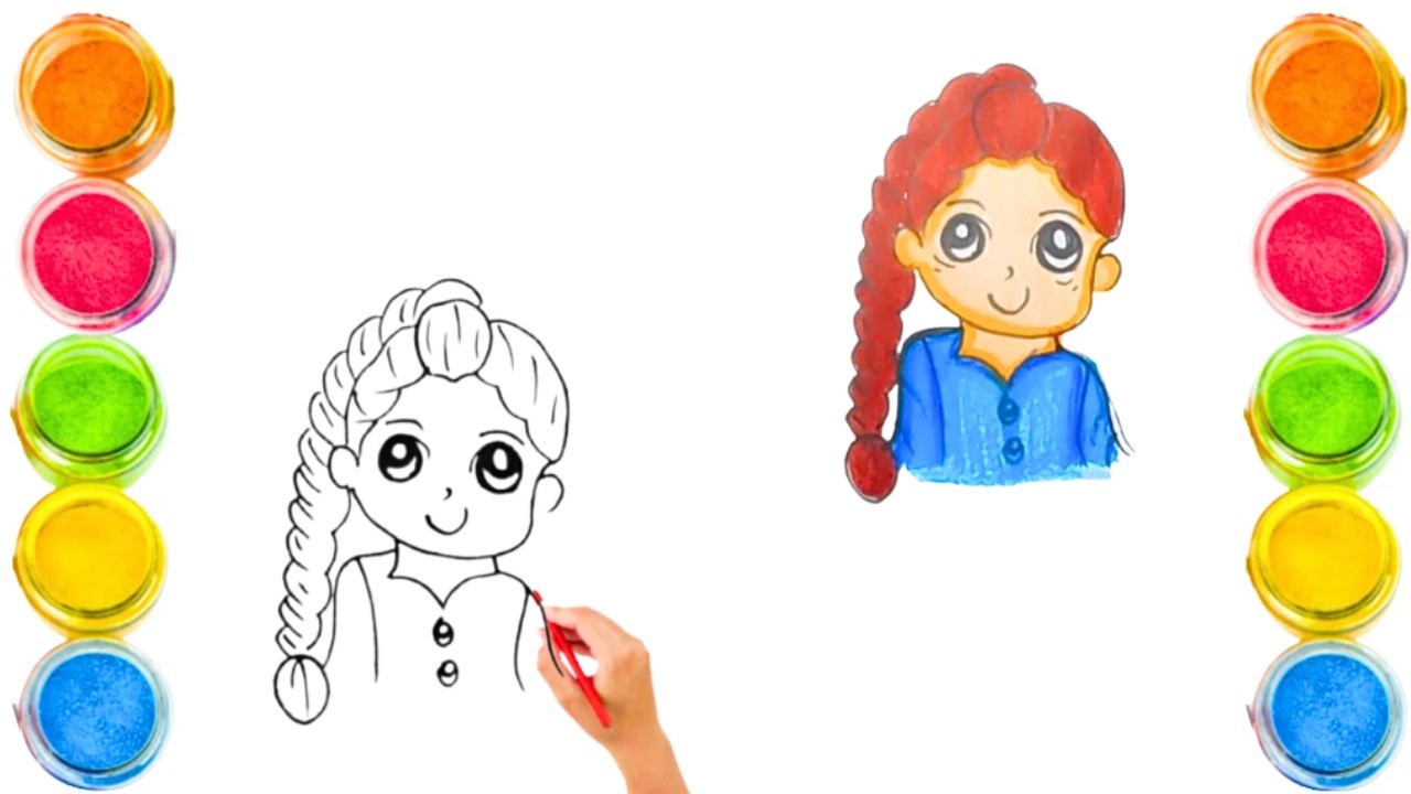 How To Draw cute Rumi Drawing, Painting & Coloring For Kids and ...