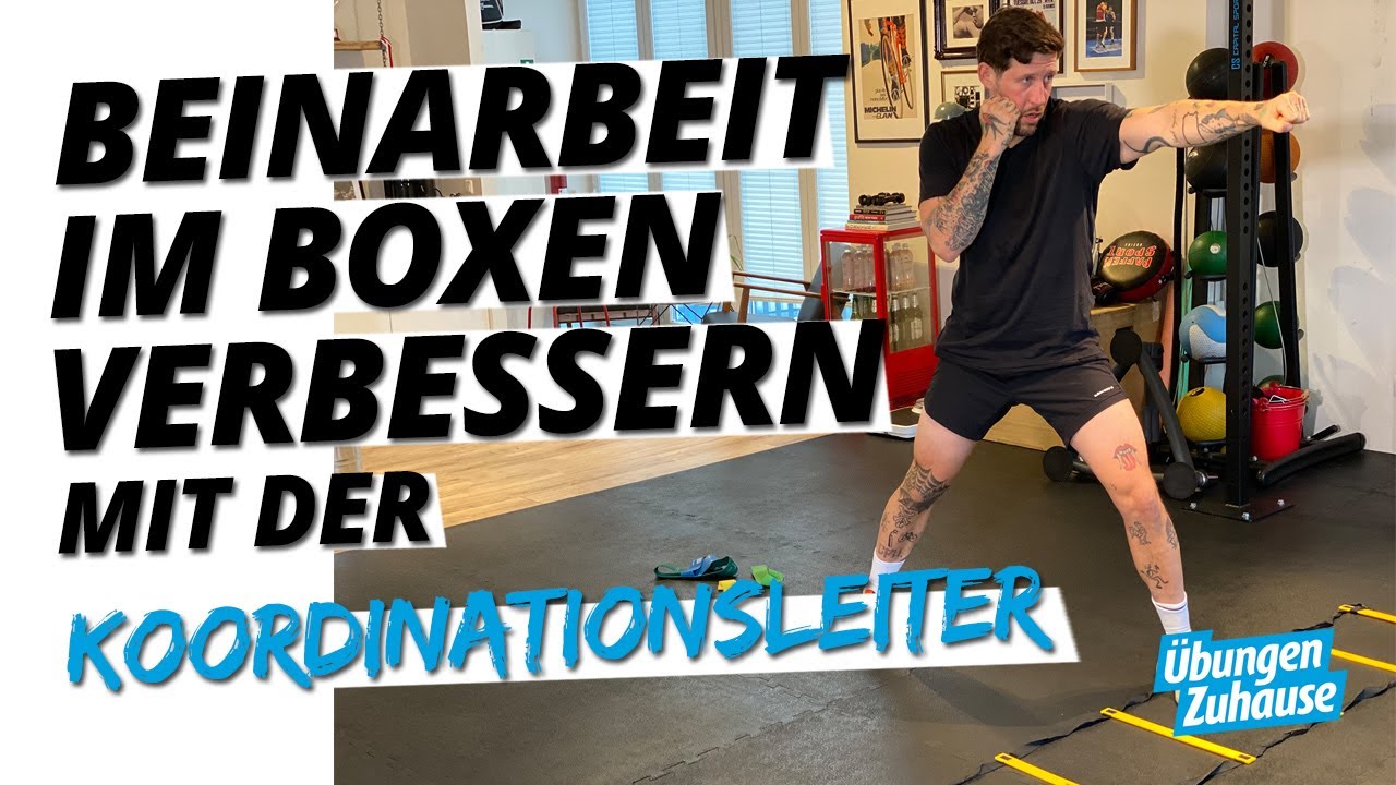 Beinarbeit im Boxen verbessern | 5 Min. Workout mit der Koordinationsleiter