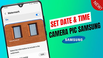 How to Set Date and Time on Camera Picture Samsung