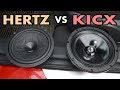 Заруба Hertz EV165L vs Kicx EX6. Прослушка. Сравнение. ЗВУК.