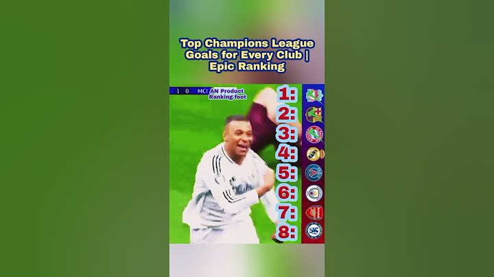Top Champions League Goals for Every Club | Epic Ranking