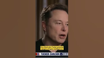 Elon Musk alert Tucker potential dangers of hyper-intelligent AI #shorts #news