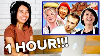 Rie Reacts To Her Old Videos For An Hour Straight • Tasty