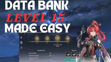 GUIDE FOR DATA BANK LEVEL 15  WITHOUT GETTING STUCK AT LEVEL 14 | Wuthering waves