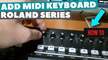 Adding MIDI Keyboard full function for all buttons Roland A-300 / A-500 / A-800 to Studio One 4 & 5
