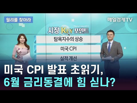   미국 CPI 발표 초읽기 6월 금리동결에 힘 싣나 월리를 찾아라 매일경제TV