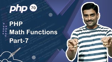 PHP Math Functions Part 7 - PHP Tutorial 70 🚀