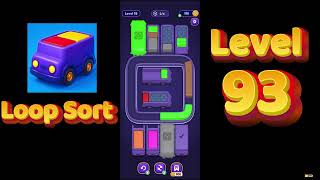 Loop Sort Level 93 Walkthrough 🚚🧩 | Truck Puzzle Game | Solutionguruji