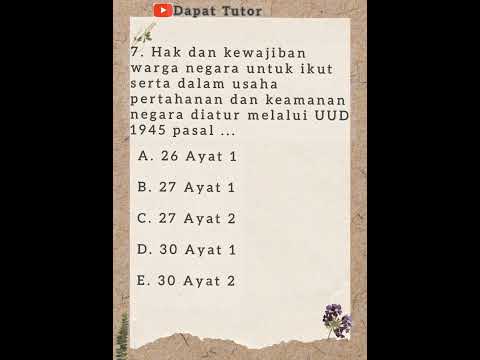 Soal TWK terbaru