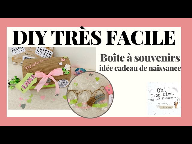 DIY n°1 : Comment faire une boîte à souvenirs pour bébé