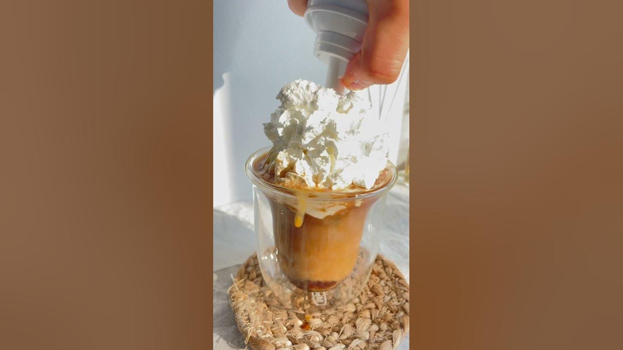 Caramel espresso☁️☕️ coffeeshorts YouTube