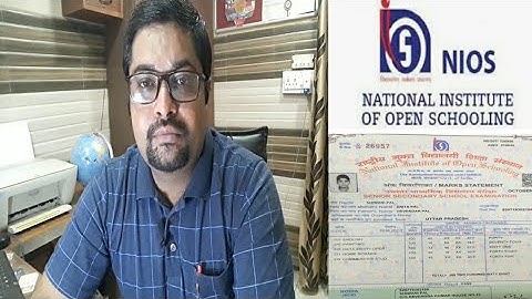 Introduction Video || NIOS (National Institute Of Open Schooling)
