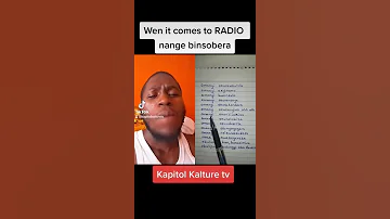 maze okukwetegereza by radio X kapitol kalture