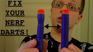 How To Fix Old/Broken Nerf Darts Tutorial - YouTube