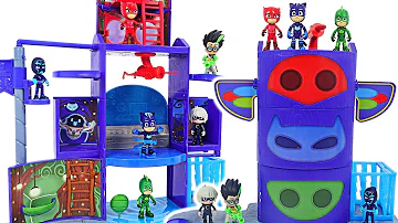 Transformation base is broken! PJ Masks New Mission Control HQ Playset upgrade! #DuDuPopTOY