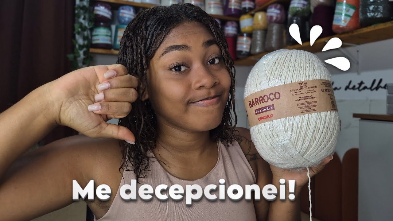 BARROCO NATURAL/ muito resíduo, odor e fio distorcido, é normal?😢