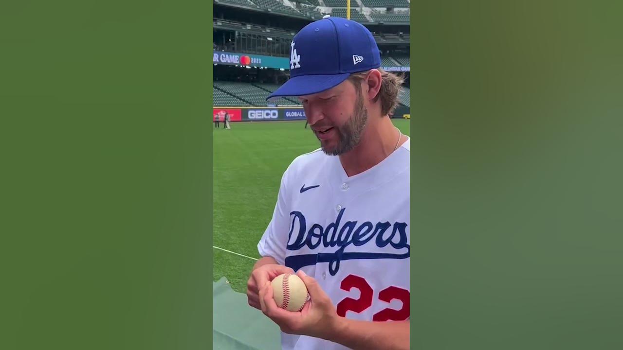 Clayton Kershaw shares his Curveball Grip with me. #mlb