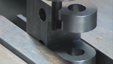 Carriage Stop Body Part Five, Cutting the Index Mark and Final Machining