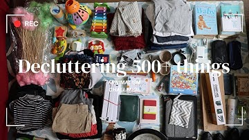 Decluttering 500+ things in 1 month | Minimalism game