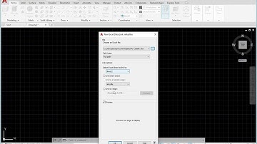 How to import excel file into autocad \AUTOCAD 2021