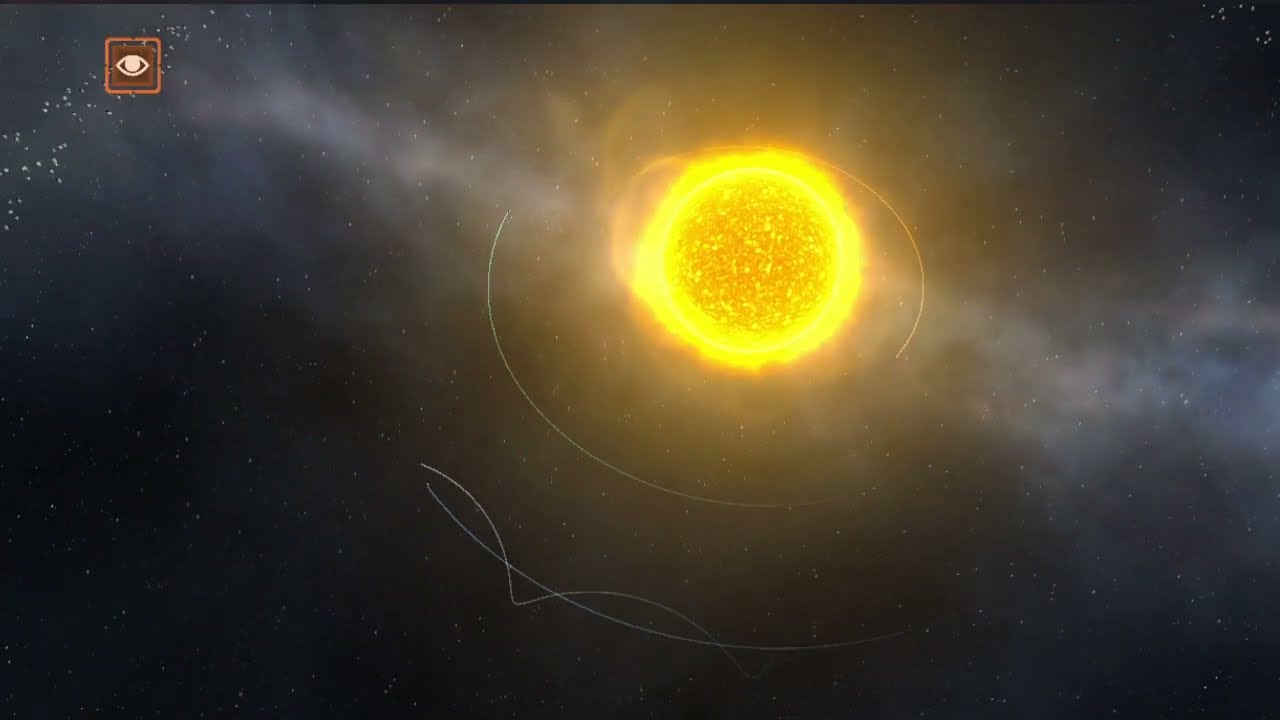 Solar System with Asteroids Belt - solar smash simulation