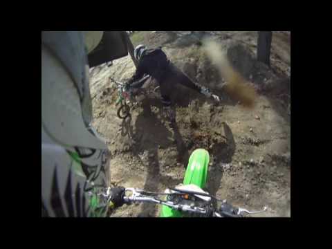 pitbike crash pit bike gopro helmet cam tommy fortin