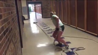 DISCUS & SHOT PUT DRILL: POWER POSITION- Hip turn w/Weight