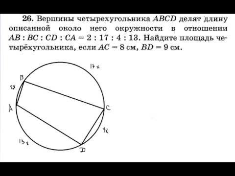 Формула площади четырёхугольника