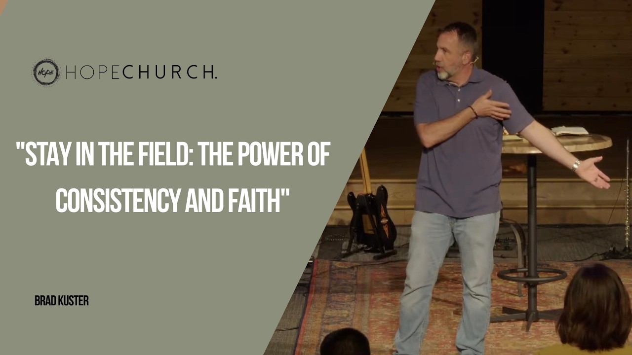 Stay in the Field: The Power of Consistency and Faith