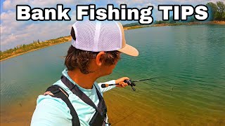 How to SHORE FISH For BASS? | Bank Fishing Tips