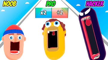 Hopping Heads - NOOB vs PRO vs HACKER