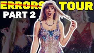 ERRORS TOUR: Taylor being funny and a mess on the Eras Tour #taylorswift #erastour