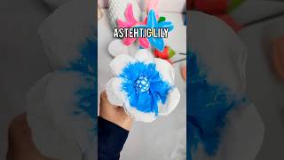 Dired Lily 💐 | making flower 🌷| #diy #craft #art #trending #shorts