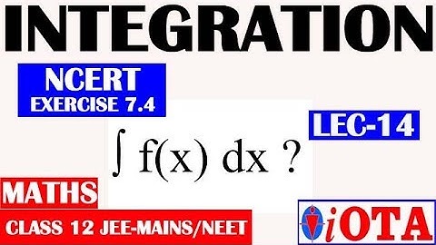 INTEGRATION||EXERCISE-7.4||PART-4||TRIGONOMETRIC SUBSTITUTION INTEGRATION