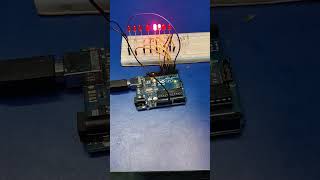 8 LED CHASER ARDUINO PROJECT #arduino #arduinoproject #arduinotutorial #shortsfeed